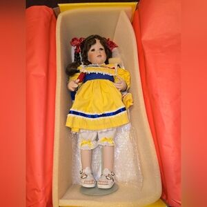 Polly Popsicle Porcelain Doll 20in 75 Year Anniversary Doll With Box